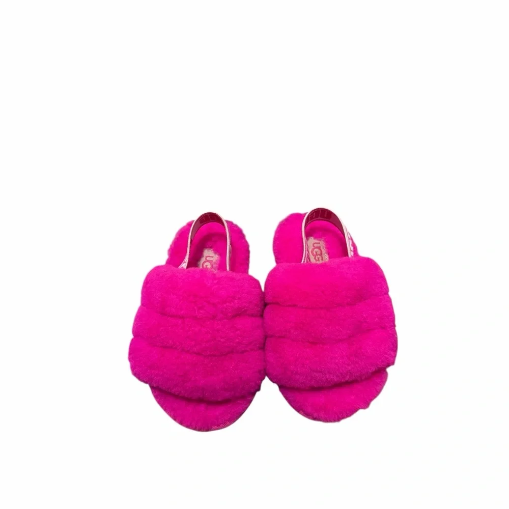 UGG Fluff Yeah Toddler Slides | Hot Pink‎ | Size 7